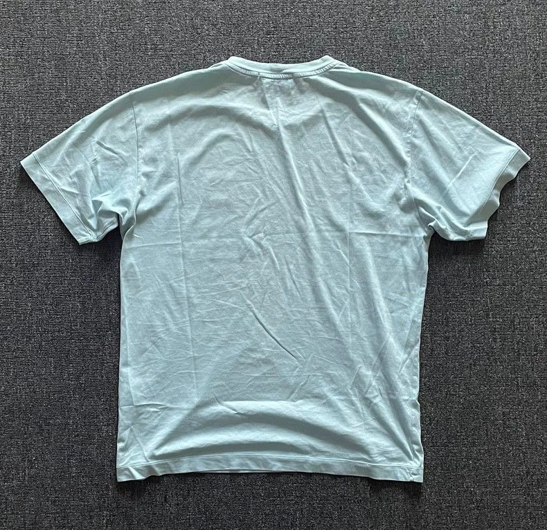 Stone Island Stone Island Light Blue Short Sleeve T-Shirt-yf Size US M / EU 48-50 / 2 - 2 Thumbnail