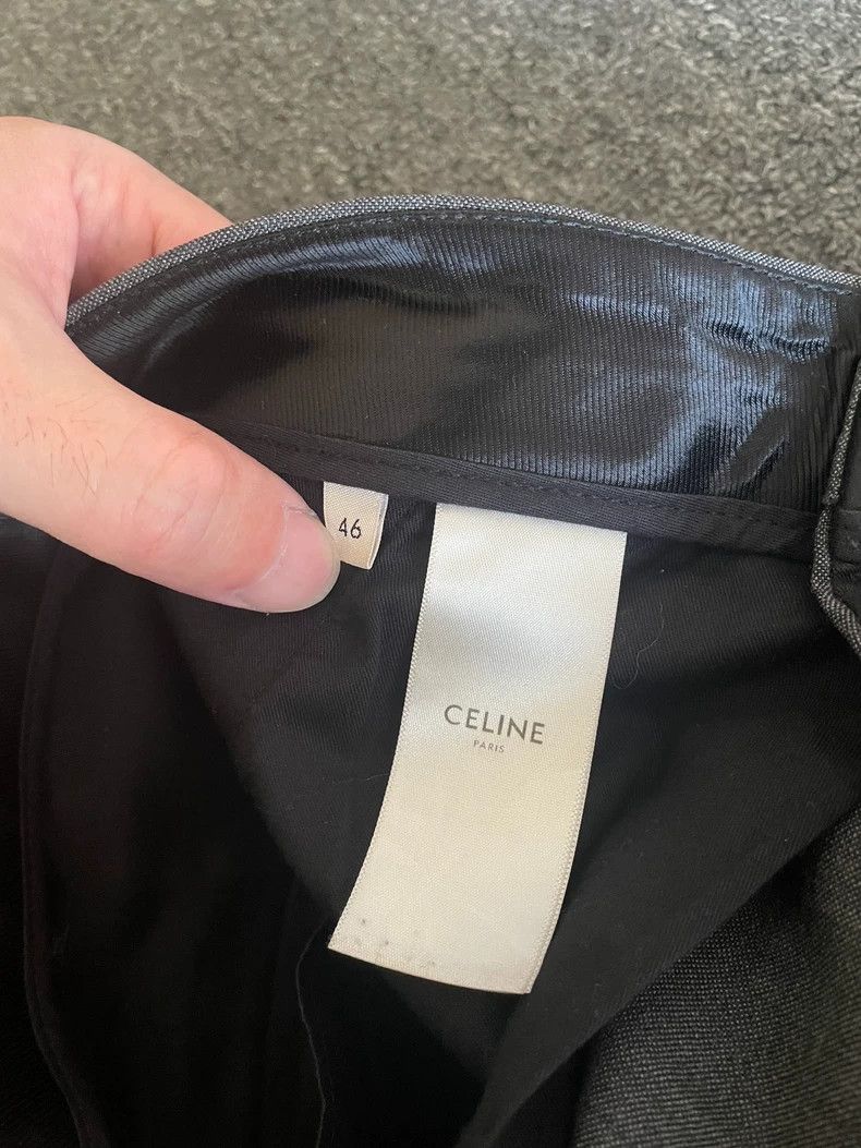 Celine Celine Wool Gray Casual Trousers-yf Size US 32 / EU 48 - 6 Thumbnail