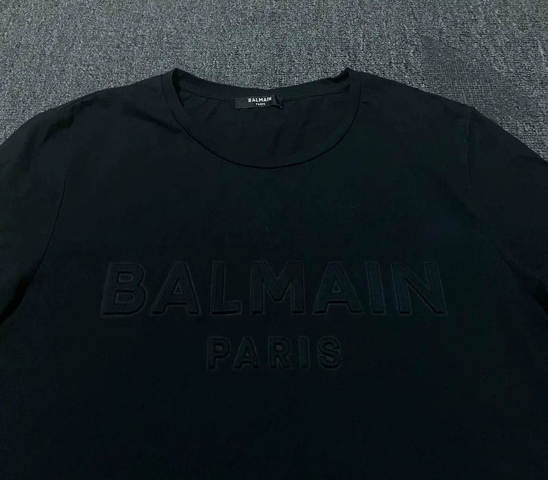 Balmain Balmain Paris Black Short Sleeve T-Shirt-yf Size US M / EU 48-50 / 2 - 3 Thumbnail