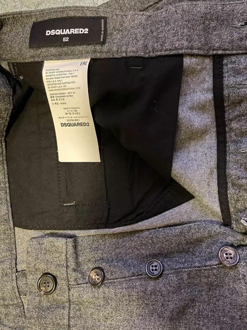 Dsquared2 Dsquared2 Men's Casual Dress Pants-yf Size US 34 / EU 50 - 4 Thumbnail