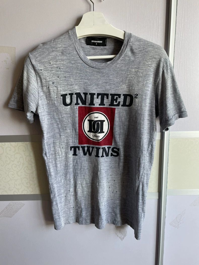 Dsquared2 DSquared2 United Twins Short Sleeve T-shirt-yf Size US S / EU 44-46 / 1 - 2 Thumbnail