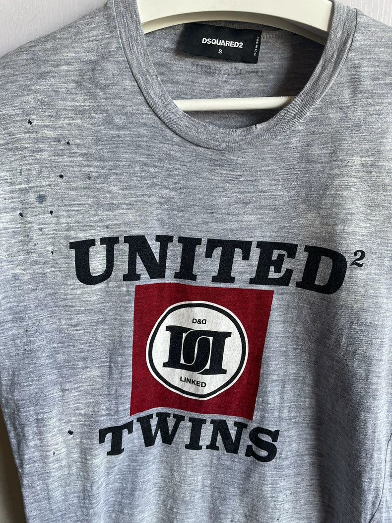 Dsquared2 DSquared2 United Twins Short Sleeve T-shirt-yf Size US S / EU 44-46 / 1 - 4 Thumbnail