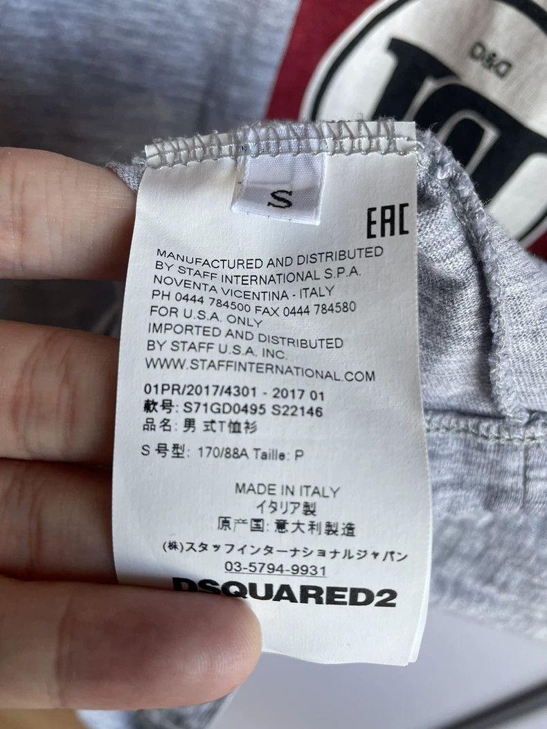 Dsquared2 DSquared2 United Twins Short Sleeve T-shirt-yf Size US S / EU 44-46 / 1 - 6 Thumbnail