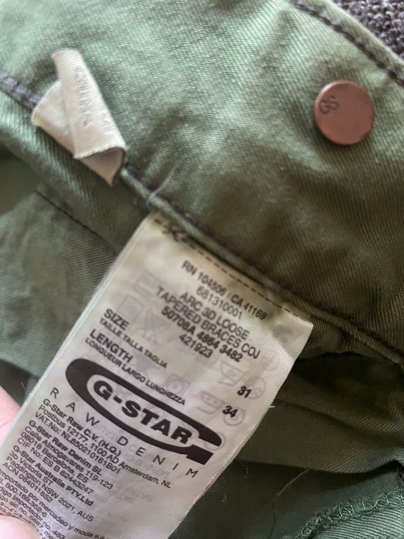 Balenciaga G-Star Raw Green-yf Size US 31 - 3 Thumbnail