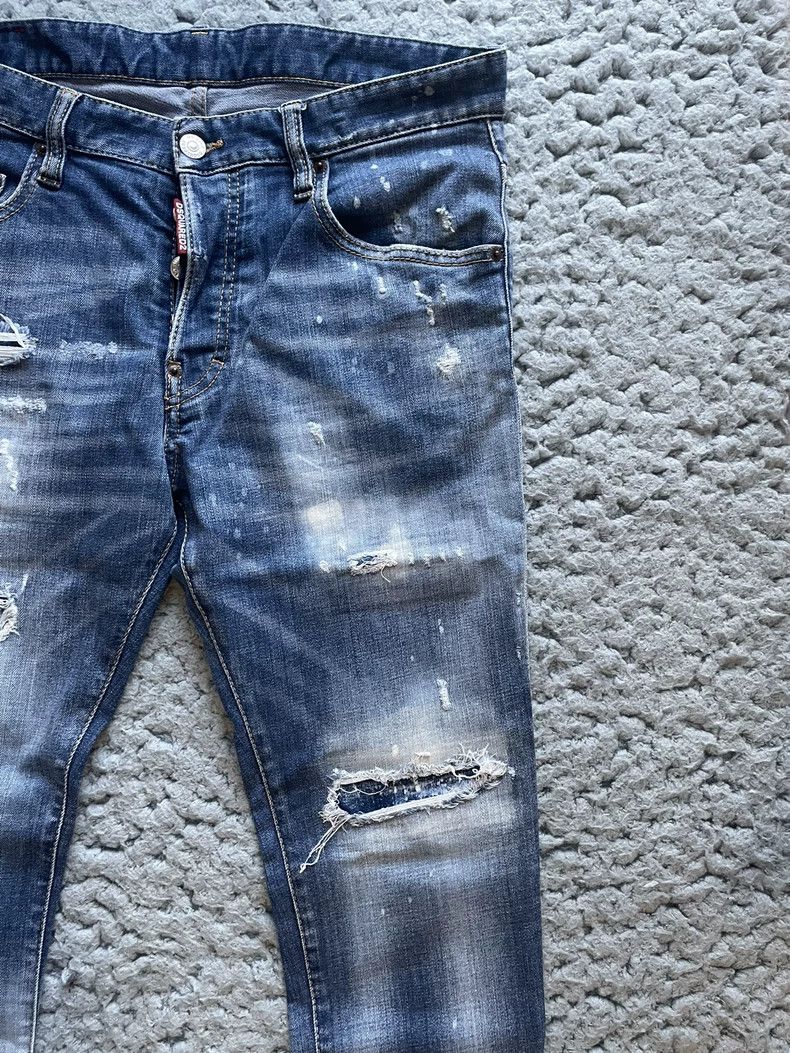 Dsquared2 DSquared2 Light Wash Distressed Jeans-yf Size US 32 / EU 48 - 3 Thumbnail