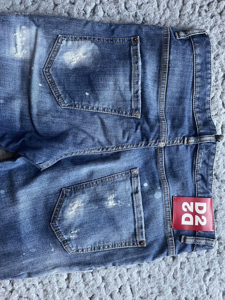 Dsquared2 DSquared2 Light Wash Distressed Jeans-yf Size US 32 / EU 48 - 6 Thumbnail