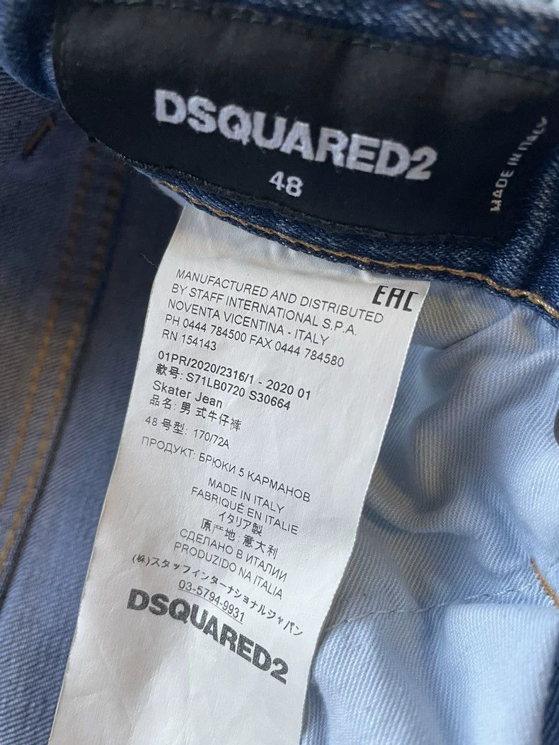 Dsquared2 DSquared2 Light Wash Distressed Jeans-yf Size US 32 / EU 48 - 8 Thumbnail