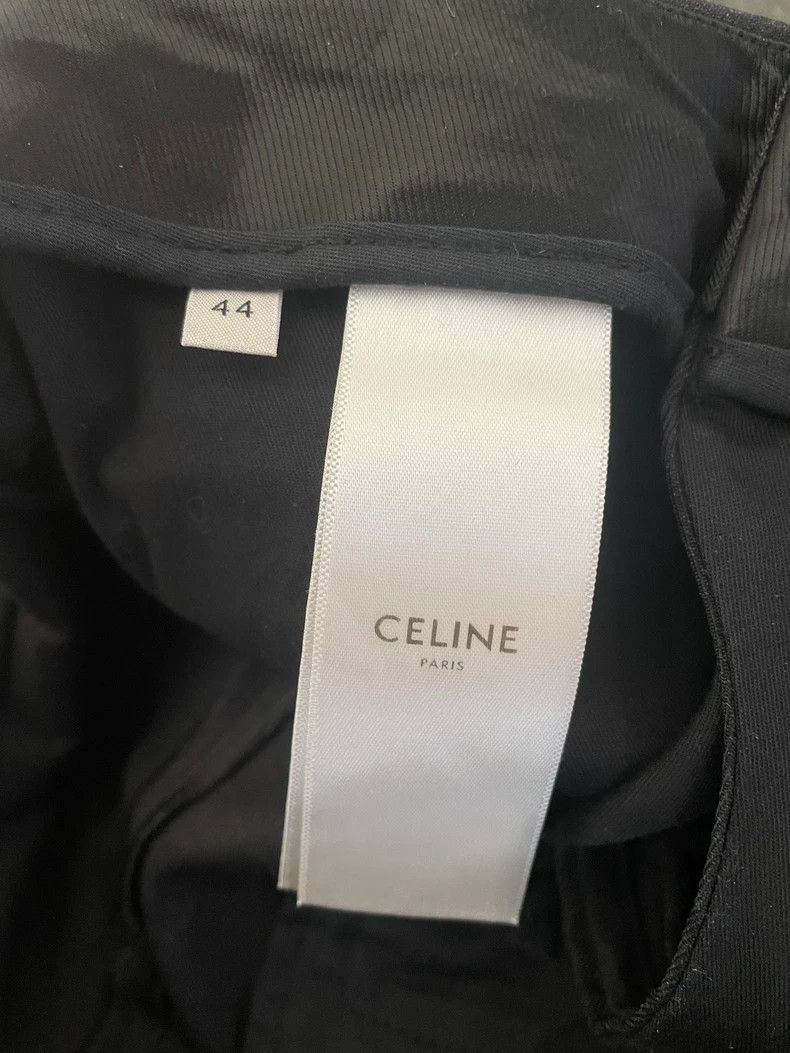 Celine Celine Wool Casual Trousers Black Gray-yf Size US 44 / EU 60 - 6 Thumbnail