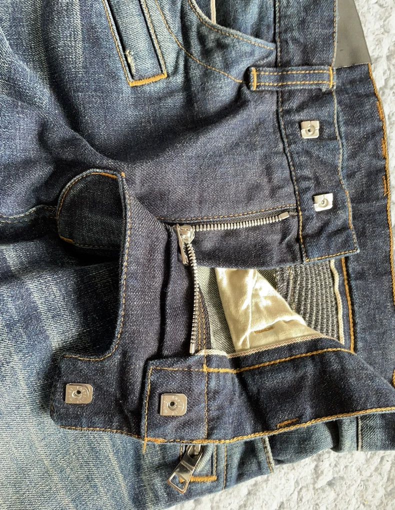 Balmain Balmain Moto Selvedge Denim Jeans-yf Size US 31 - 6 Thumbnail