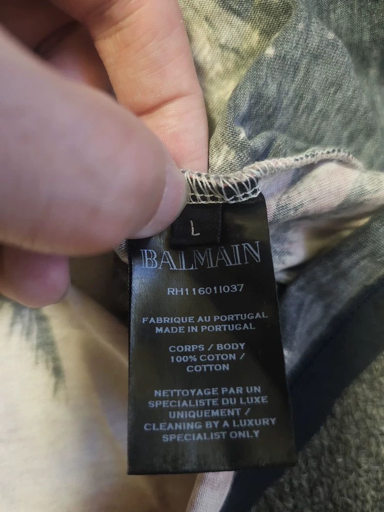 Balmain Balmain Short Sleeve Graphic Print T-Shirt-yf Size US L / EU 52-54 / 3 - 5 Thumbnail