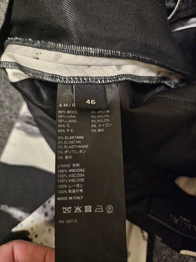 Amiri Amiri Wool Flared High-Waist Pants-yf Size US 40 / EU 56 - 7 Thumbnail