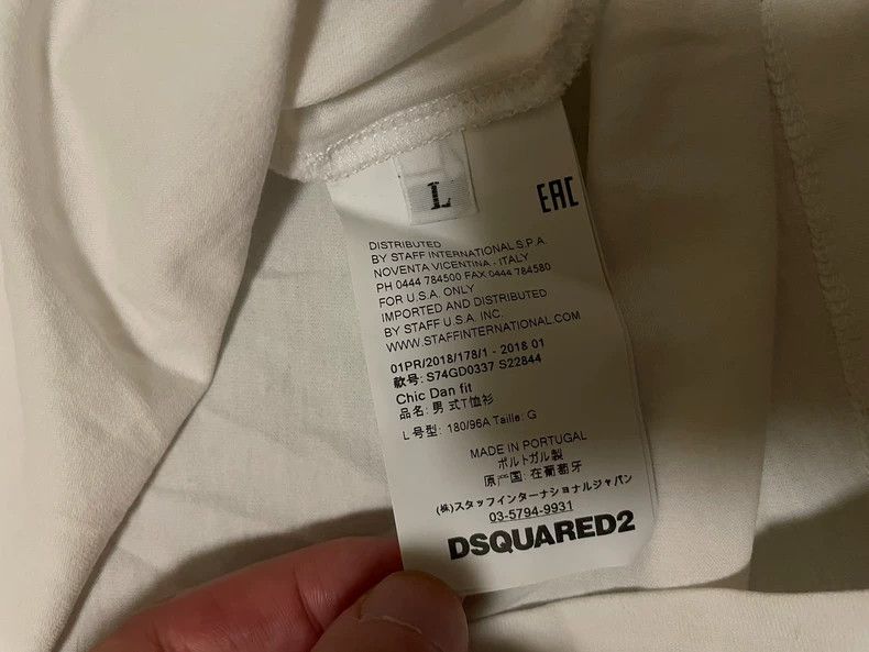 Dsquared2 Dsquared2 Raccoon Graphic Short Sleeve T-Shirt-yf Size US L / EU 52-54 / 3 - 6 Thumbnail