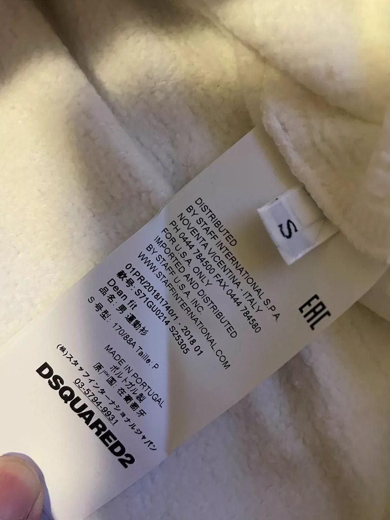Dsquared2 DSquared2 White Graphic Hoodie Sweatshirt-yf Size US S / EU 44-46 / 1 - 4 Thumbnail