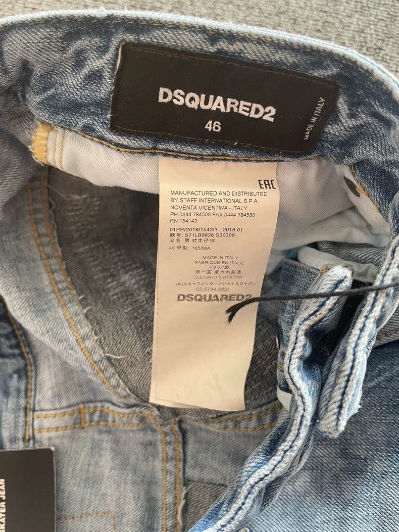Dsquared2 Dsquared2 Skater Jeans Blue Denim-yf Size US 36 / EU 52 - 6 Thumbnail