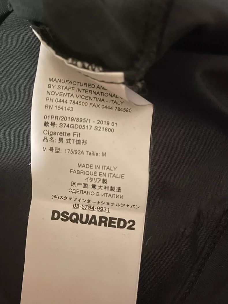 Dsquared2 Dsquared2 Vicio Bros Distressed Short Sleeve Tee-yf Size US M / EU 48-50 / 2 - 4 Thumbnail