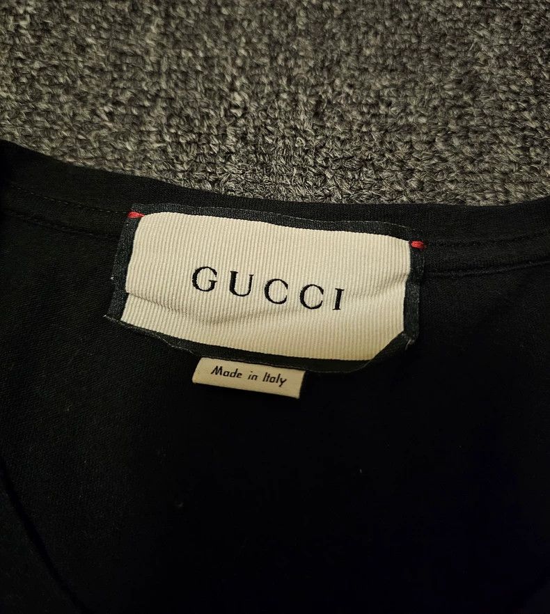 Gucci Gucci Black Short Sleeve T-Shirt-yf Size US XS / EU 42 / 0 - 3 Thumbnail