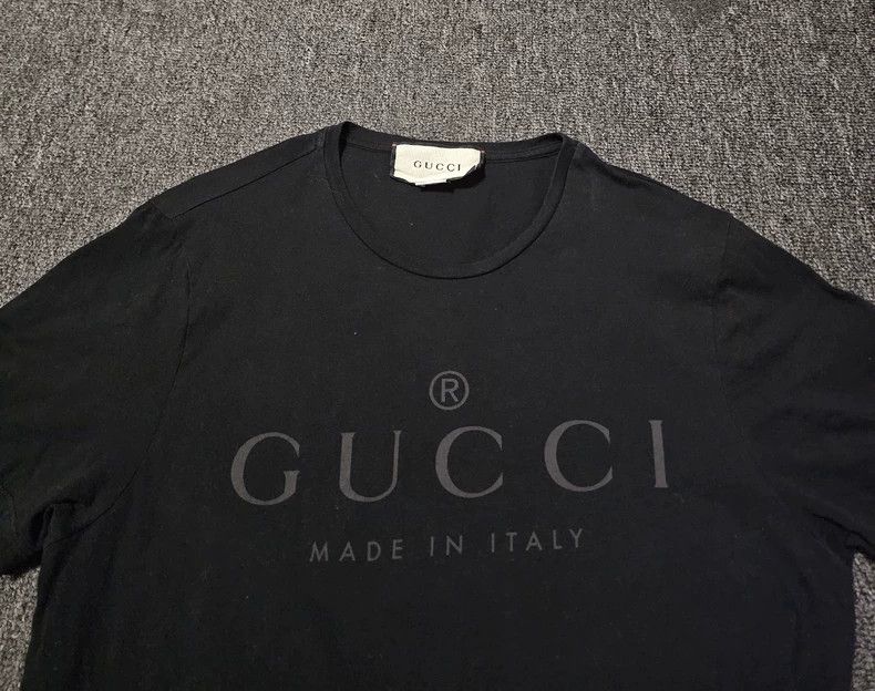 Gucci Gucci Black Short Sleeve T-Shirt-yf Size US XS / EU 42 / 0 - 2 Thumbnail