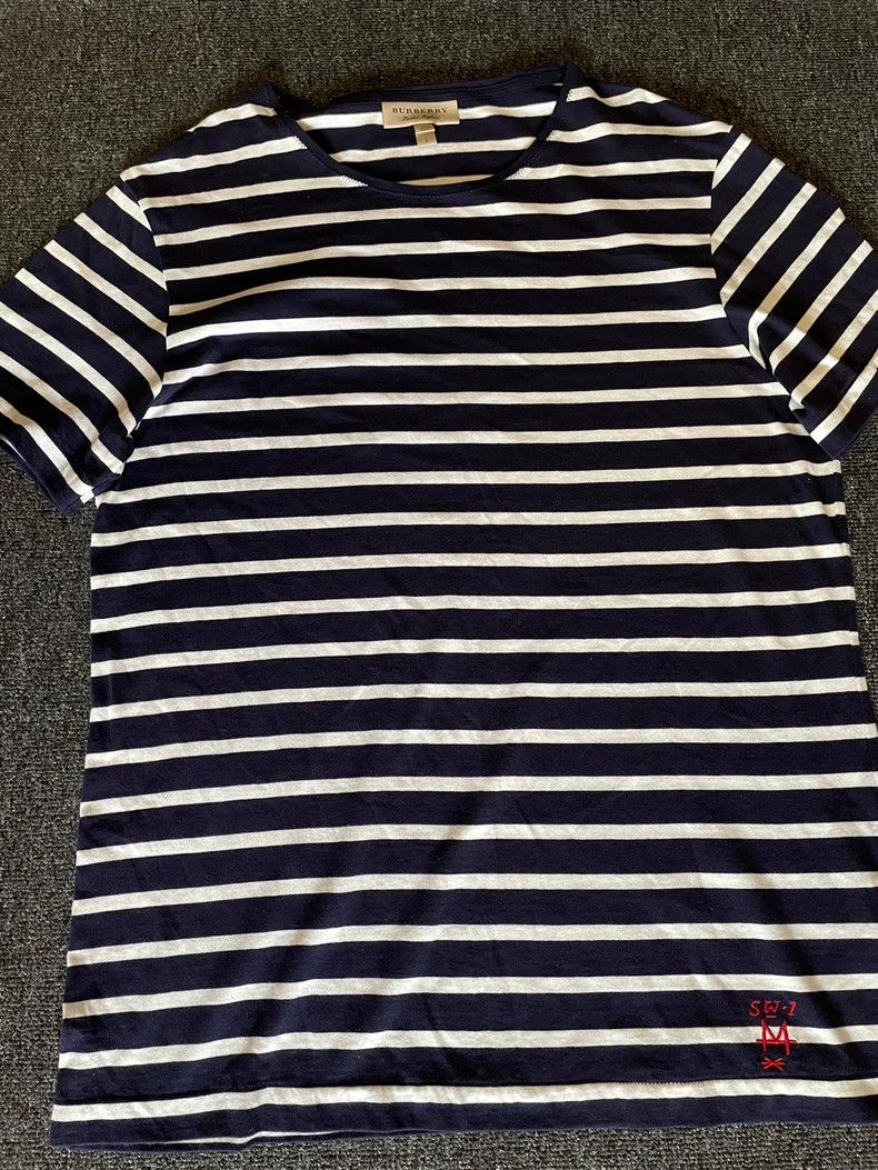 Burberry Burberry Striped Short Sleeve T-Shirt-yf Size US L / EU 52-54 / 3 - 2 Thumbnail