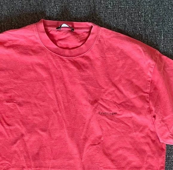 Balenciaga Balenciaga Red Short Sleeve T-Shirt-yf Size US XS / EU 42 / 0 - 2 Thumbnail