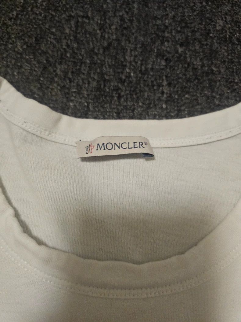 Moncler Moncler White Short Sleeve T-shirt with Flag-yf Size US XL / EU 56 / 4 - 3 Thumbnail
