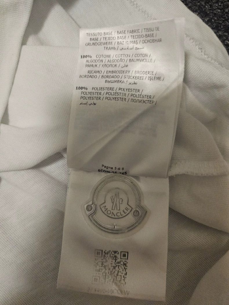 Moncler Moncler White Short Sleeve T-shirt with Flag-yf Size US XL / EU 56 / 4 - 8 Thumbnail