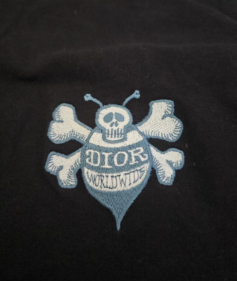 Dior Dior Embroidered Bee Oversize T-shirt-yf Size US S / EU 44-46 / 1 - 2 Thumbnail
