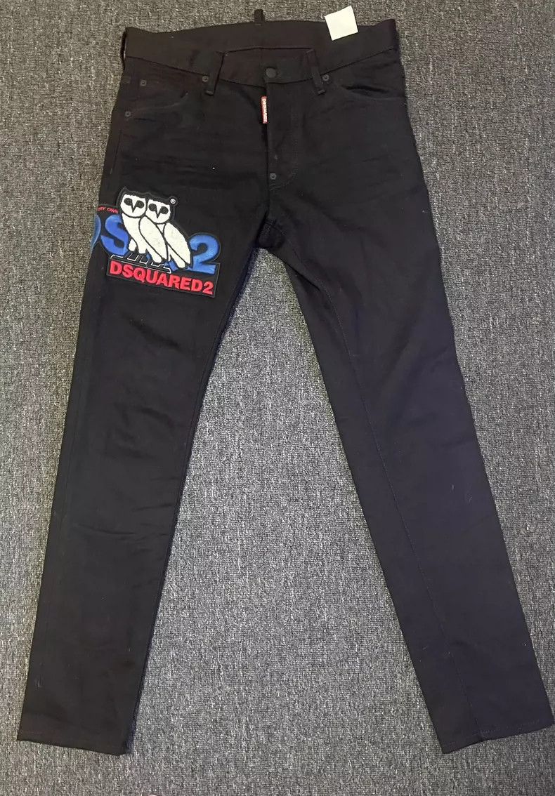 Dsquared2 DSquared2 x OVO collaborative stretch jeans-yf Size US 32 / EU 48 - 2 Thumbnail