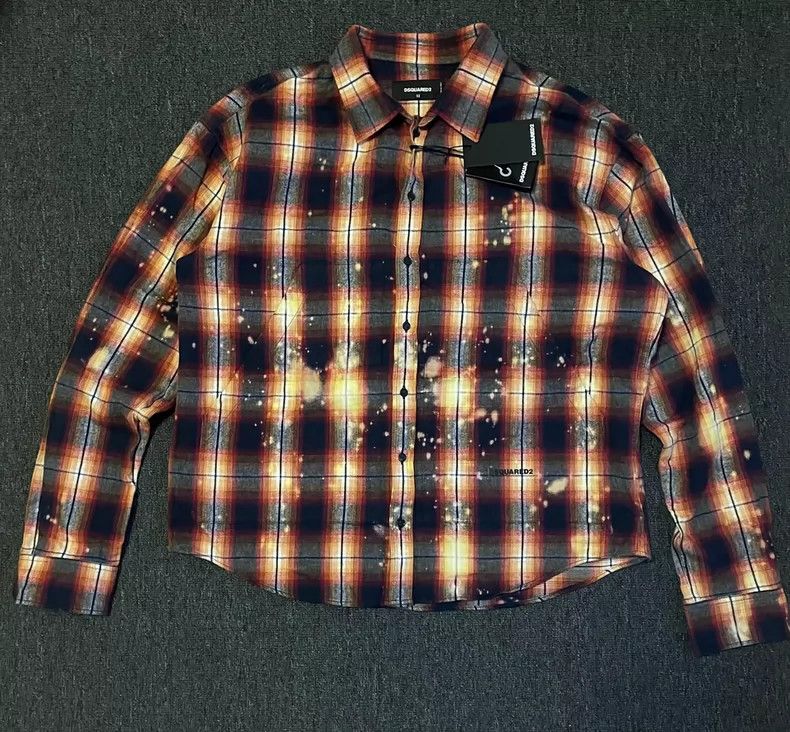 Dsquared2 DSquared2 Icon Flannel Shirt 22 style-yf Size US L / EU 52-54 / 3 - 2 Thumbnail
