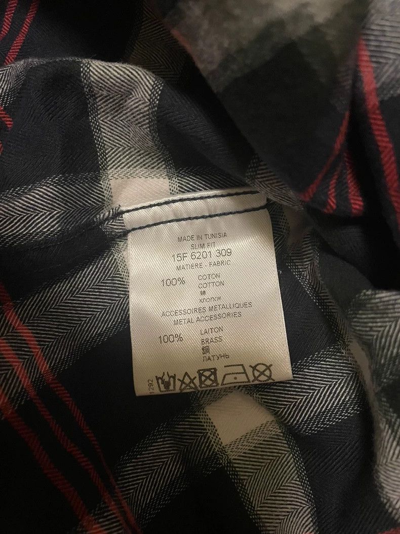 Givenchy Givenchy Plaid Long Sleeve Button-Up Shirt-yf Size US M / EU 48-50 / 2 - 5 Thumbnail