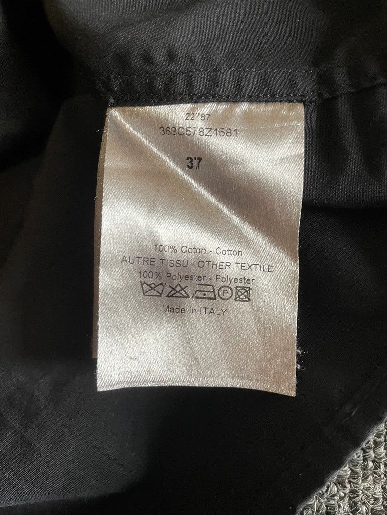 Dior Dior Black Mesh Long Sleeve Shirt-yf Size US S / EU 44-46 / 1 - 8 Thumbnail