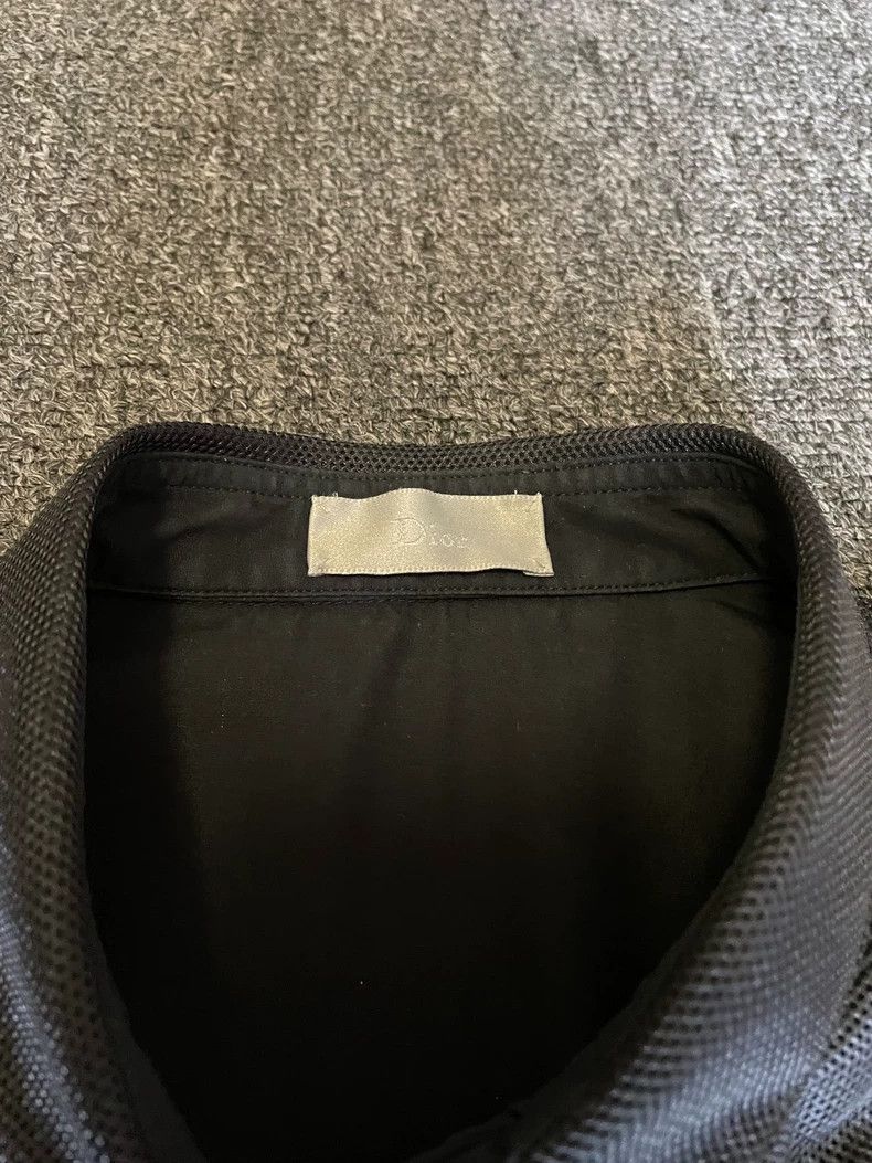 Dior Dior Black Mesh Long Sleeve Shirt-yf Size US S / EU 44-46 / 1 - 4 Thumbnail