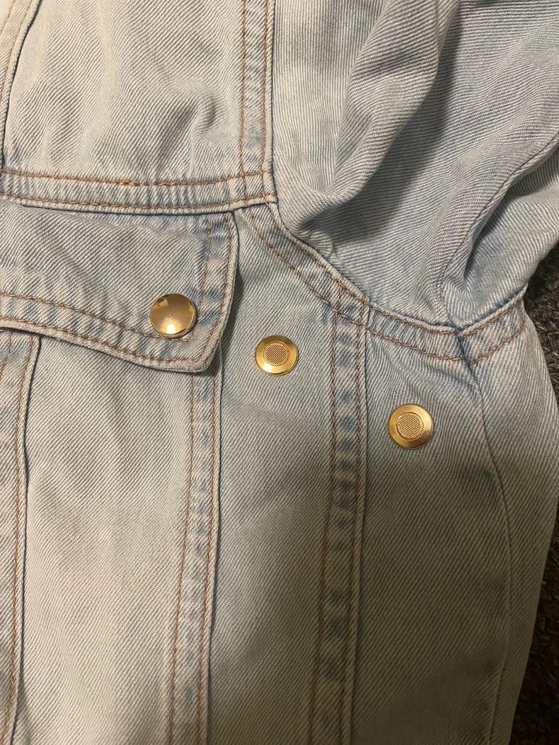 Balmain Balmain Washed Denim Long Sleeve Shirt-yf Size US M / EU 48-50 / 2 - 5 Thumbnail