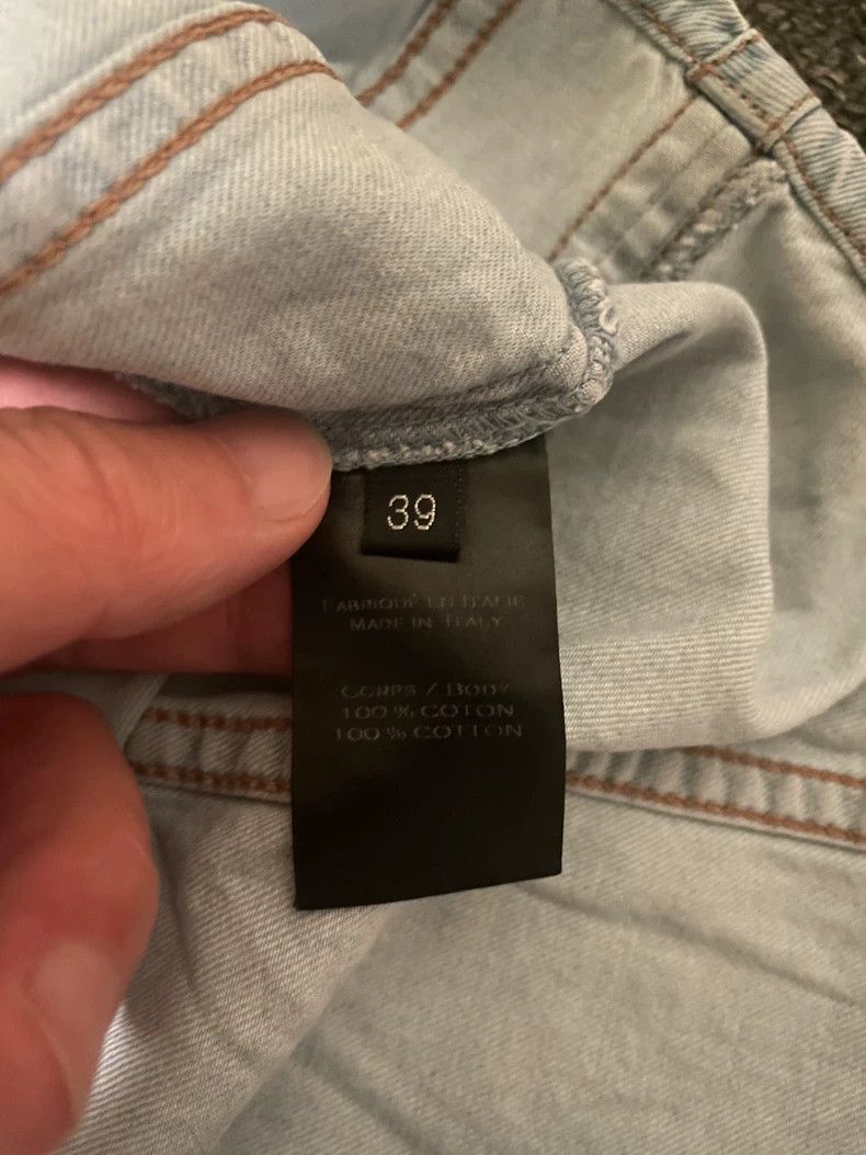 Balmain Balmain Washed Denim Long Sleeve Shirt-yf Size US M / EU 48-50 / 2 - 6 Thumbnail