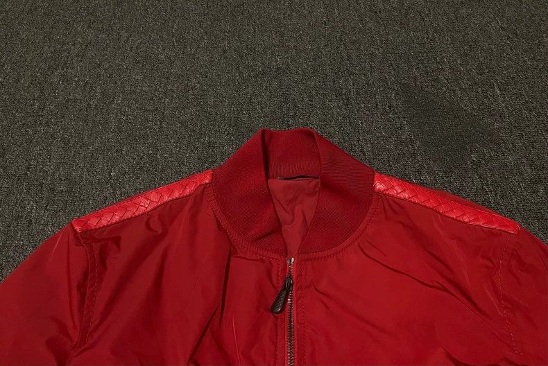 Bottega Veneta Bottega Veneta Red Baseball Jacket-yf Size US M / EU 48-50 / 2 - 3 Thumbnail
