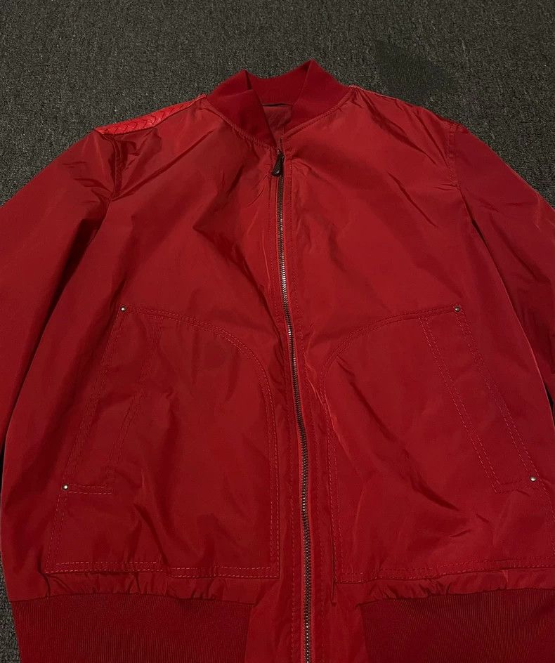 Bottega Veneta Bottega Veneta Red Baseball Jacket-yf Size US M / EU 48-50 / 2 - 2 Thumbnail