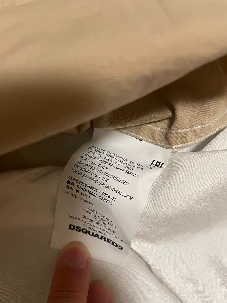 Dsquared2 Dsquared2 White Paneled Long Sleeve Shirt-yf Size US M / EU 48-50 / 2 - 5 Thumbnail