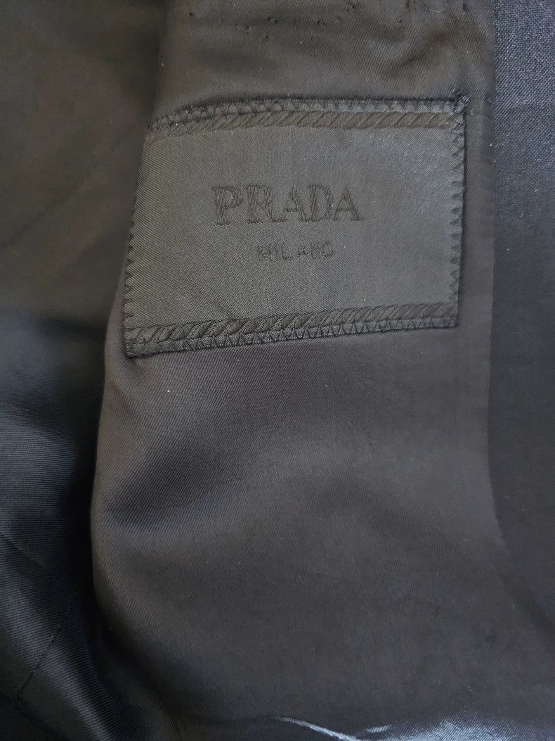 Prada Prada Black Wool Single-Breasted Blazer-yf Size US M / EU 48-50 / 2 - 3 Thumbnail