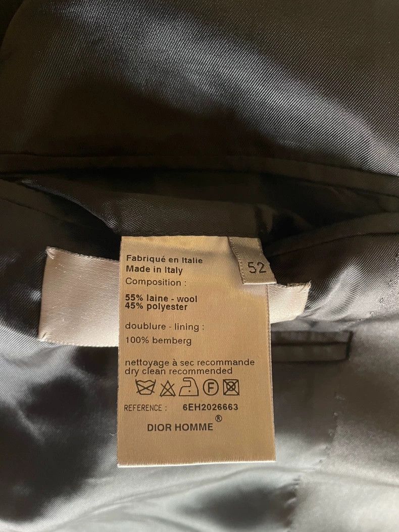 Dior Dior Black Wool Suit Jacket-yf Size US XL / EU 56 / 4 - 7 Thumbnail