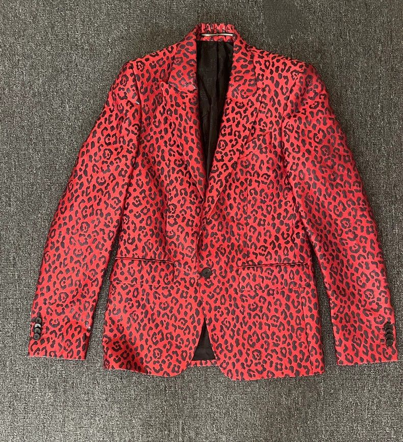 Givenchy Givenchy Leopard Print Blazer Jacket-yf Size US M / EU 48-50 / 2 - 3 Thumbnail