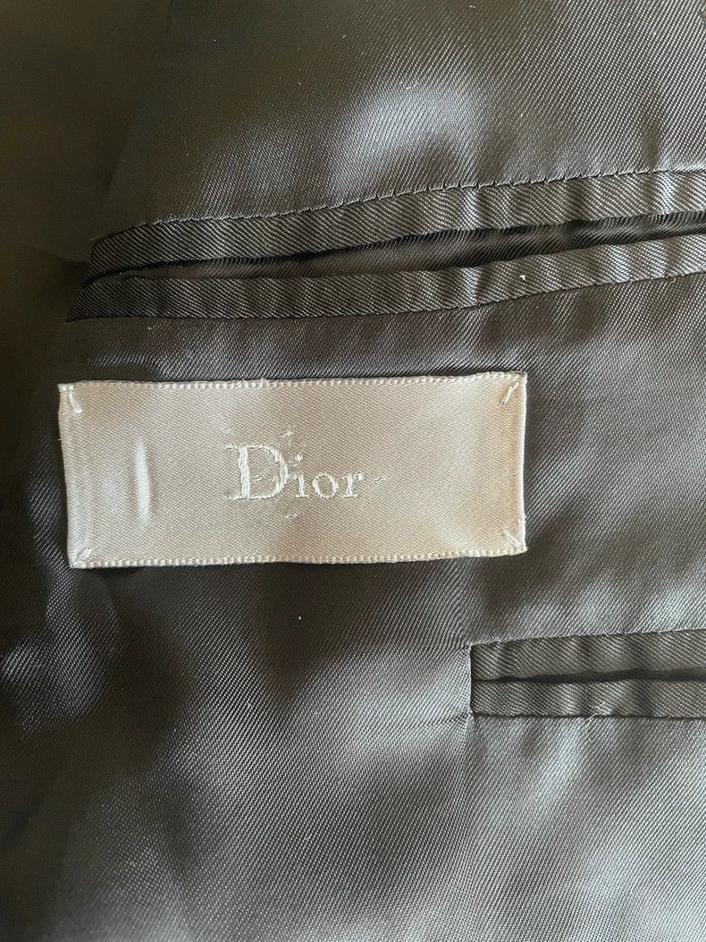 Dior Dior Men's Black Wool Suit Jacket-yf Size US XL / EU 56 / 4 - 4 Thumbnail