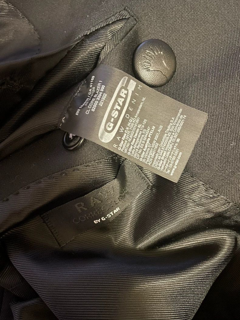 Balenciaga G-Star Raw Black Blazer Jacket-yf Size US L / EU 52-54 / 3 - 5 Thumbnail
