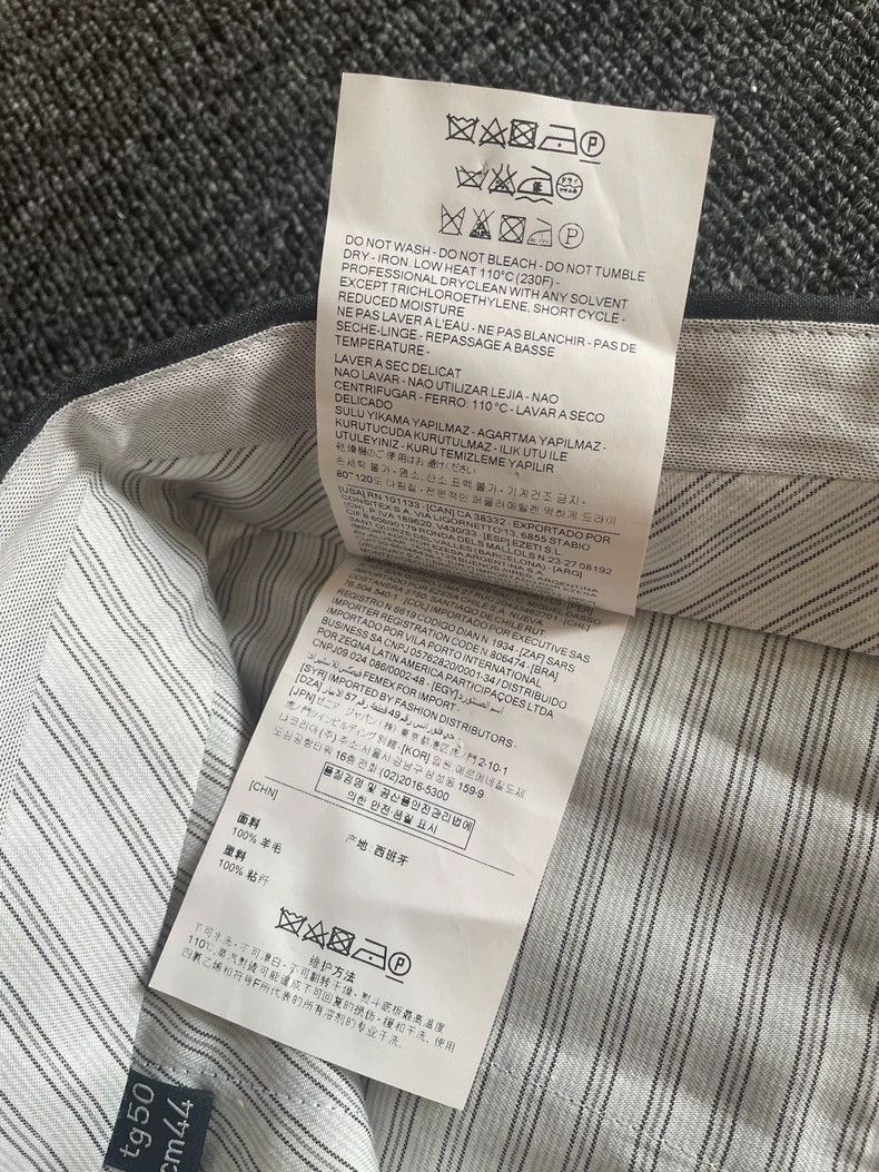 Ermenegildo Zegna Ermenegildo Zegna Gray Wool Casual Pants-yf Size US 36 / EU 52 - 8 Thumbnail