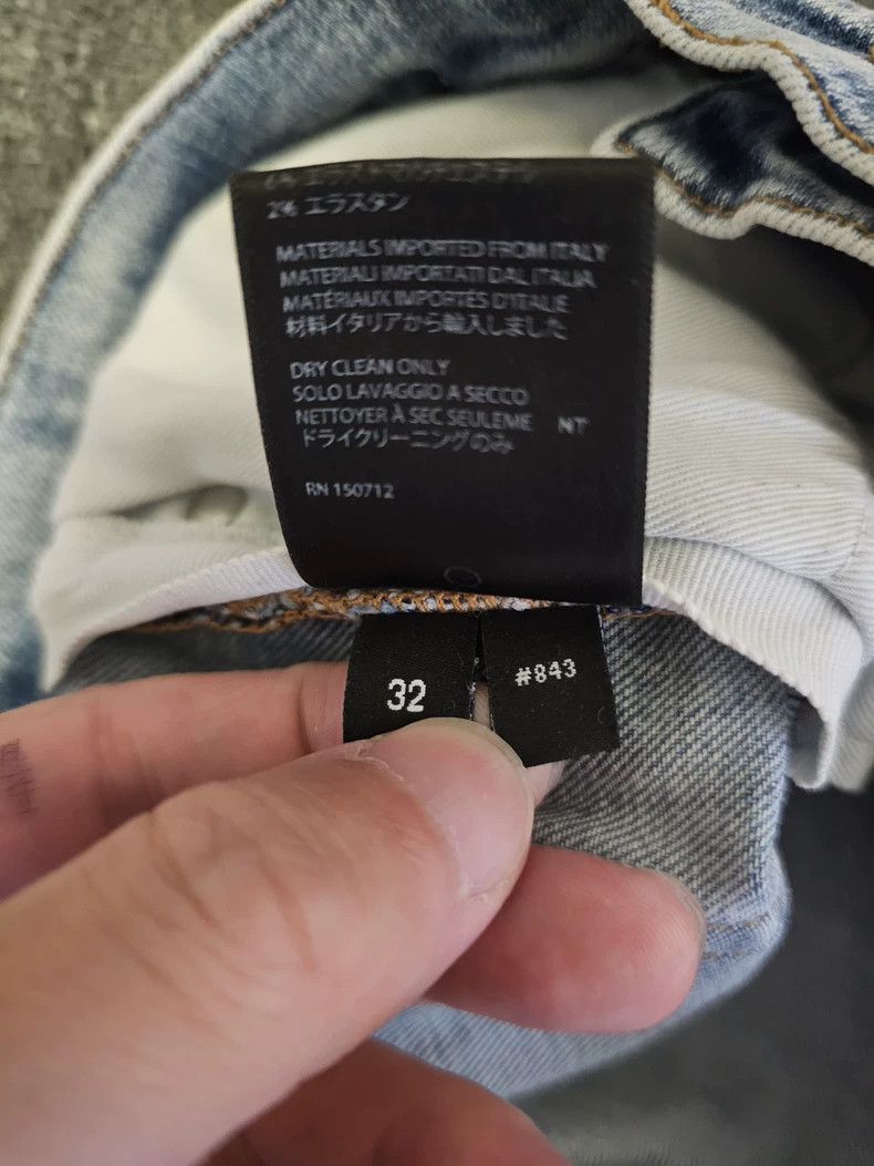 Amiri Amiri Distressed Knee Denim Jeans-yf Size US 32 / EU 48 - 6 Thumbnail