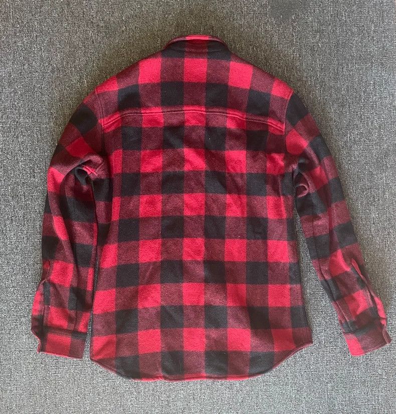 Dsquared2 Dsquared2 Red Black Plaid Wool Shirt-yf Size US L / EU 52-54 / 3 - 4 Thumbnail