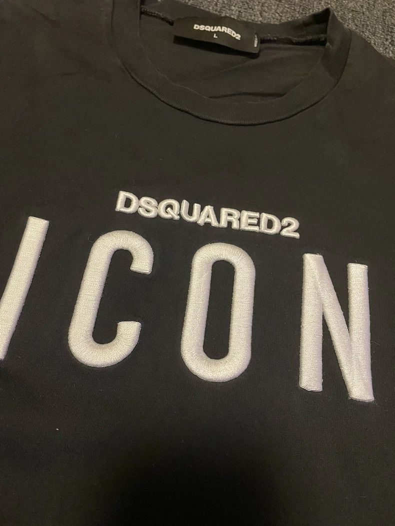 Dsquared2 DSquared2 Icon Black Short Sleeve T-Shirt-yf Size US L / EU 52-54 / 3 - 2 Thumbnail