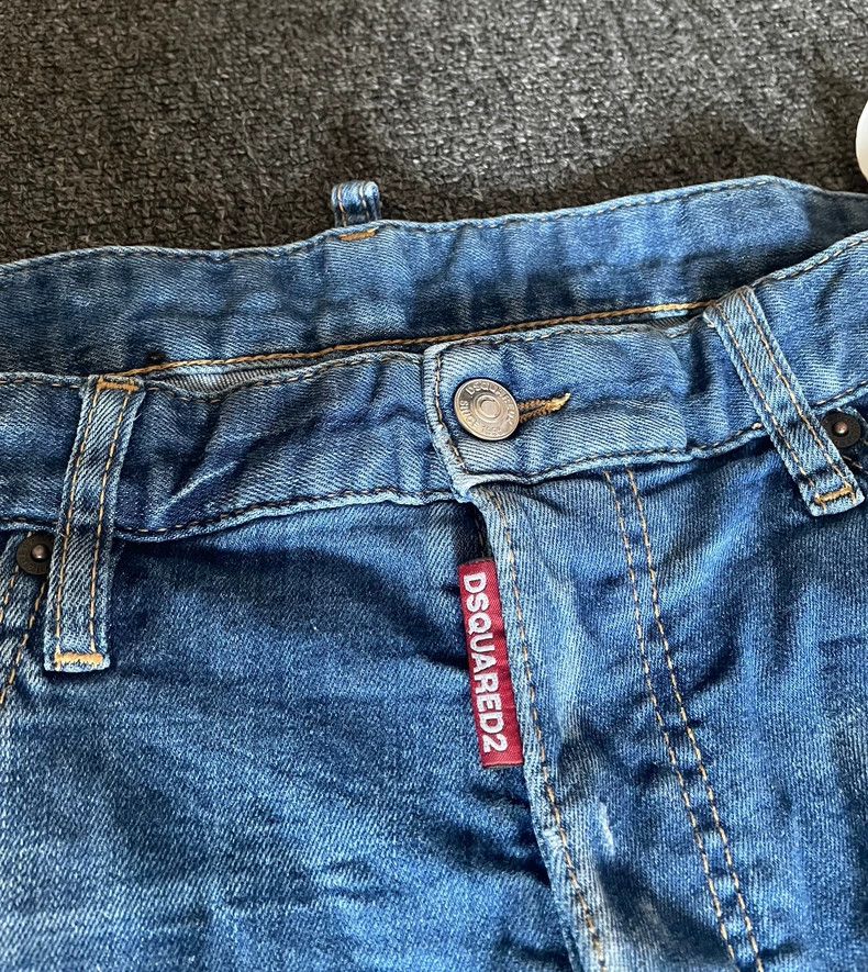 Dsquared2 Dsquared2 Blue Distressed Denim Jeans-yf Size US 36 / EU 52 - 3 Thumbnail