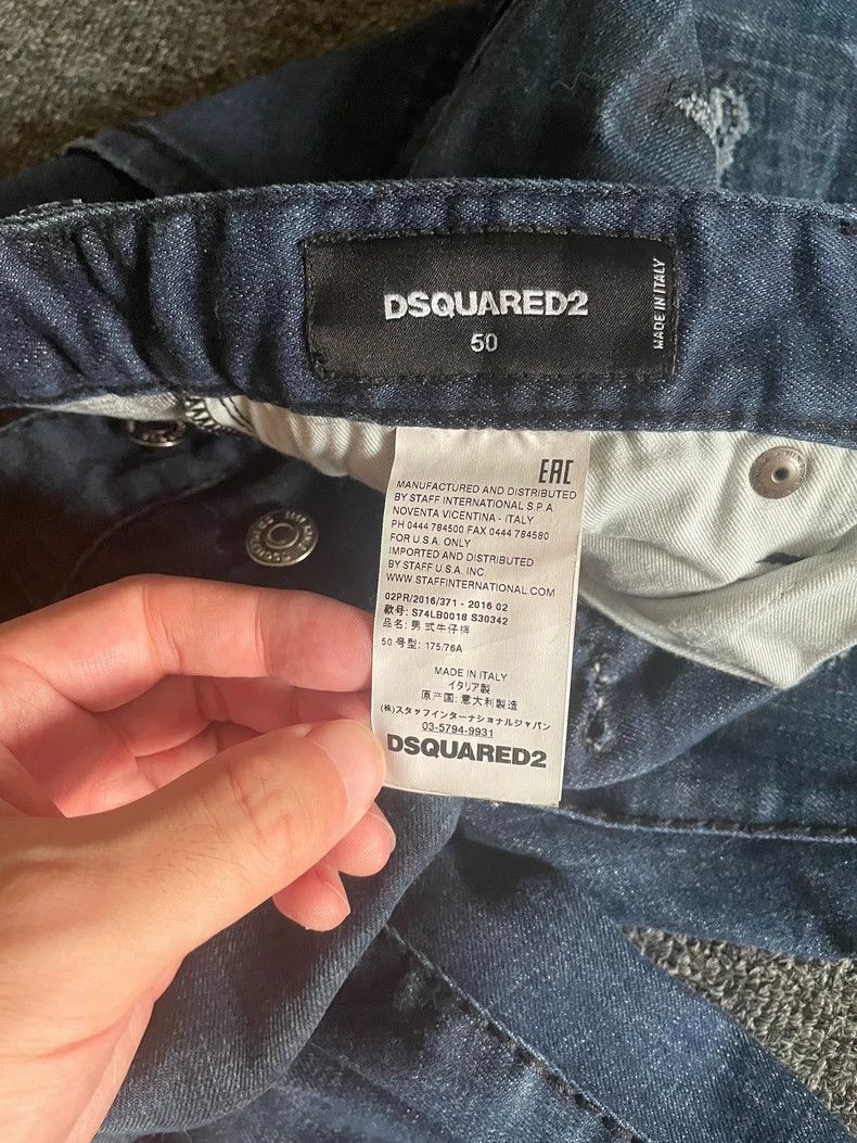 Dsquared2 Dsquared2 Distressed Stretch Denim Jeans-yf Size US 36 / EU 52 - 6 Thumbnail