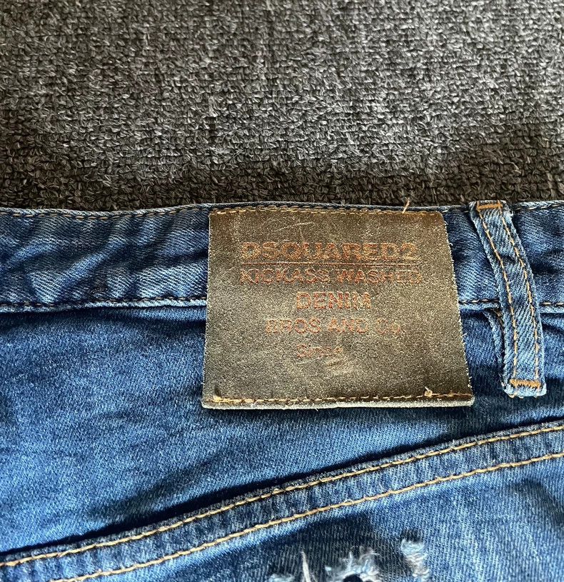 Dsquared2 Dsquared2 Blue Distressed Denim Jeans-yf Size US 36 / EU 52 - 6 Thumbnail