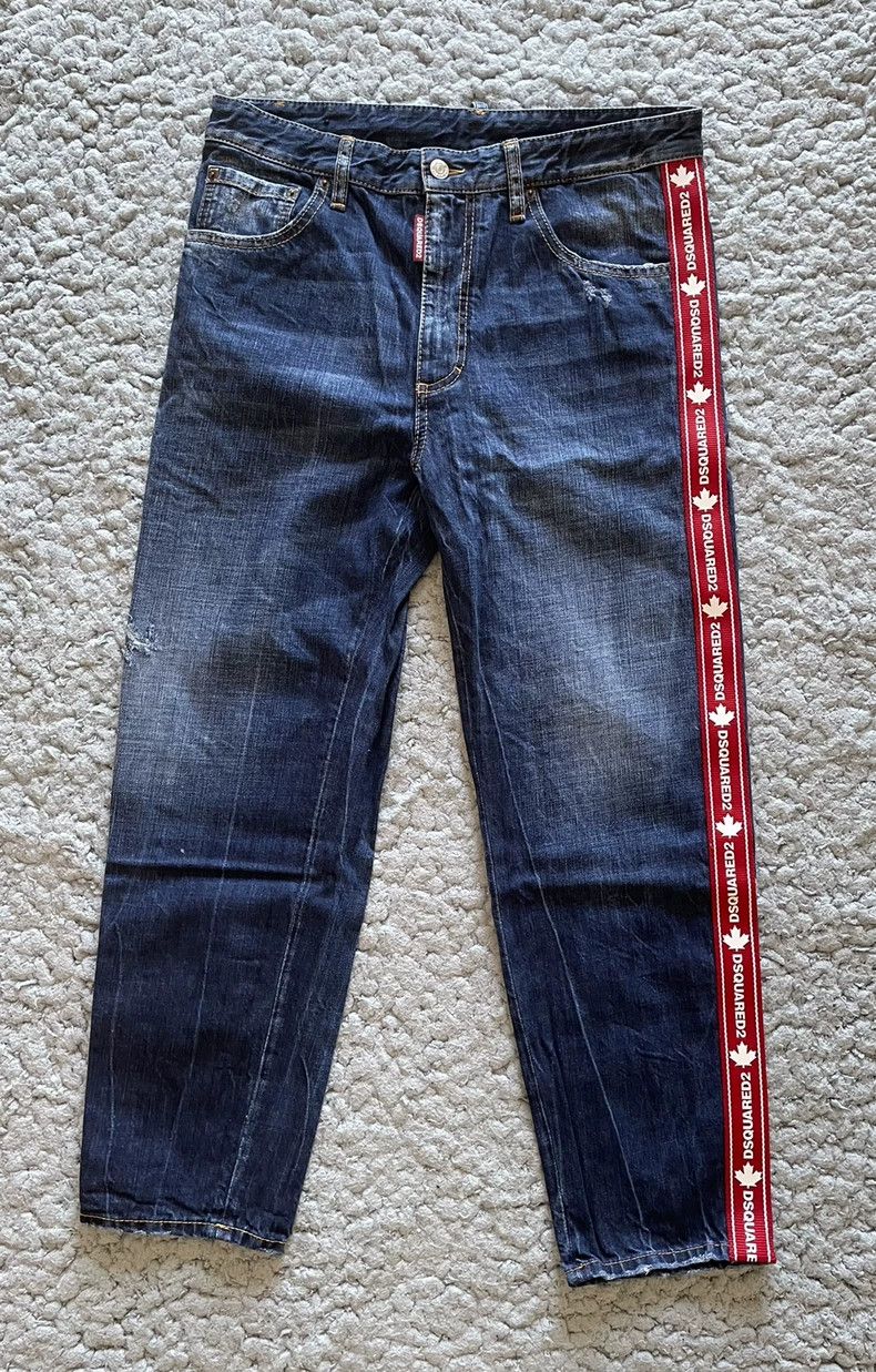 Dsquared2 DSquared2 Brad Jeans with Side Stripes-yf Size US 36 / EU 52 - 2 Thumbnail