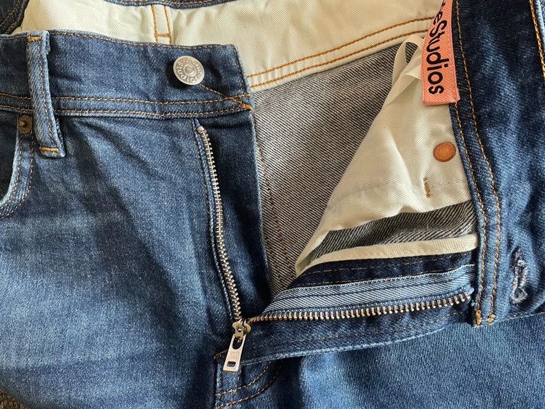 Balenciaga Acne Studios Blue Denim Jeans-yf Size US 32 / EU 48 - 5 Thumbnail
